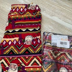 Women’s brand new Lularoe Christmas leggings